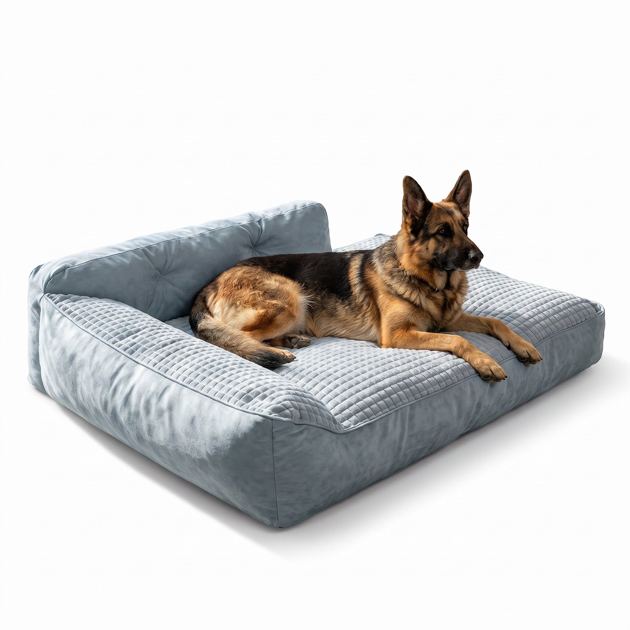 Corner Bolster Orthopedic Dog Bed Mat