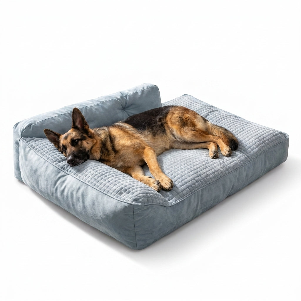 Corner Bolster Orthopedic Dog Bed Mat