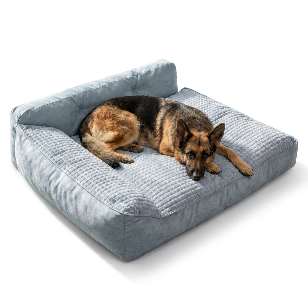 Corner Bolster Orthopedic Dog Bed Mat