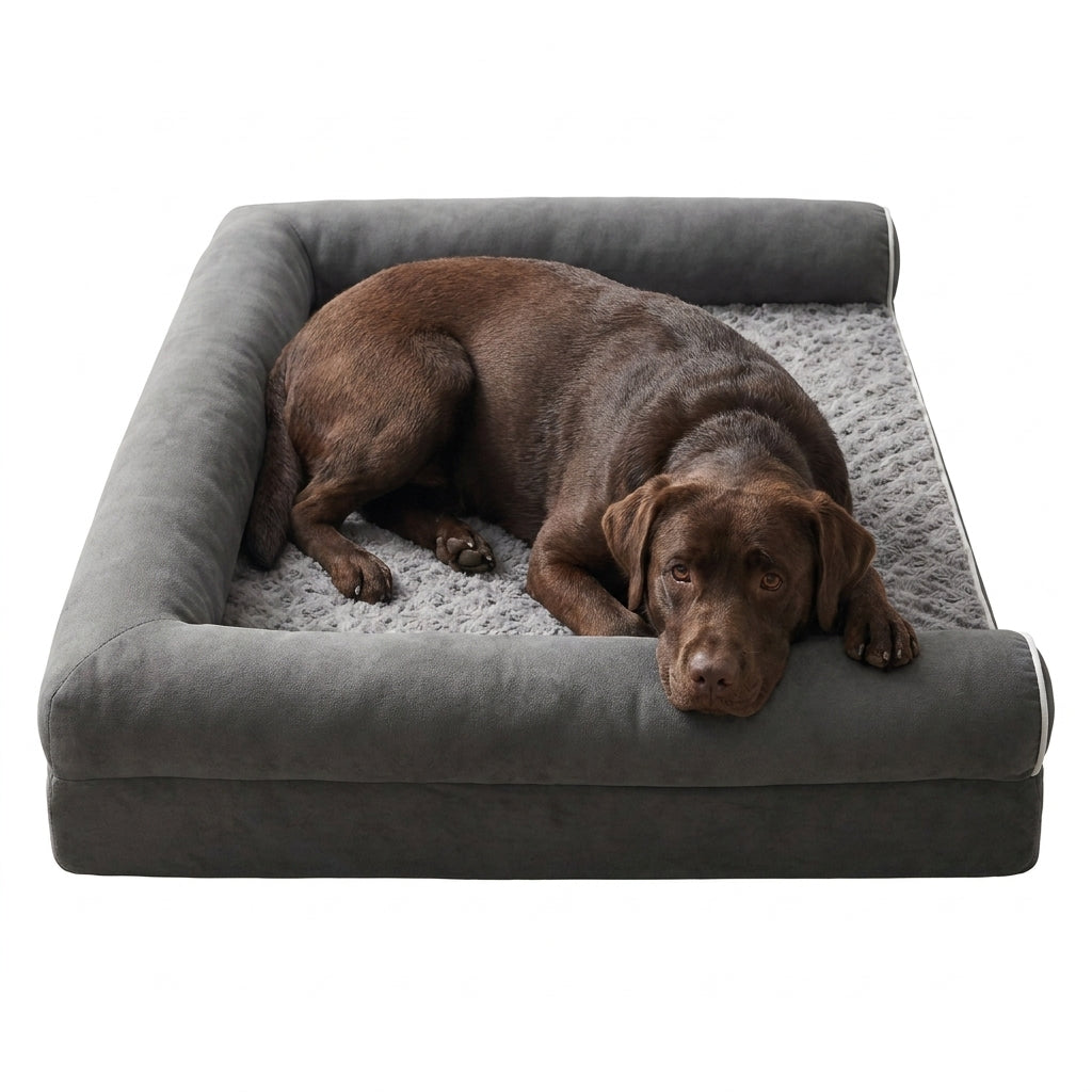 Layered Rectangle Orthopedic Dog Bed