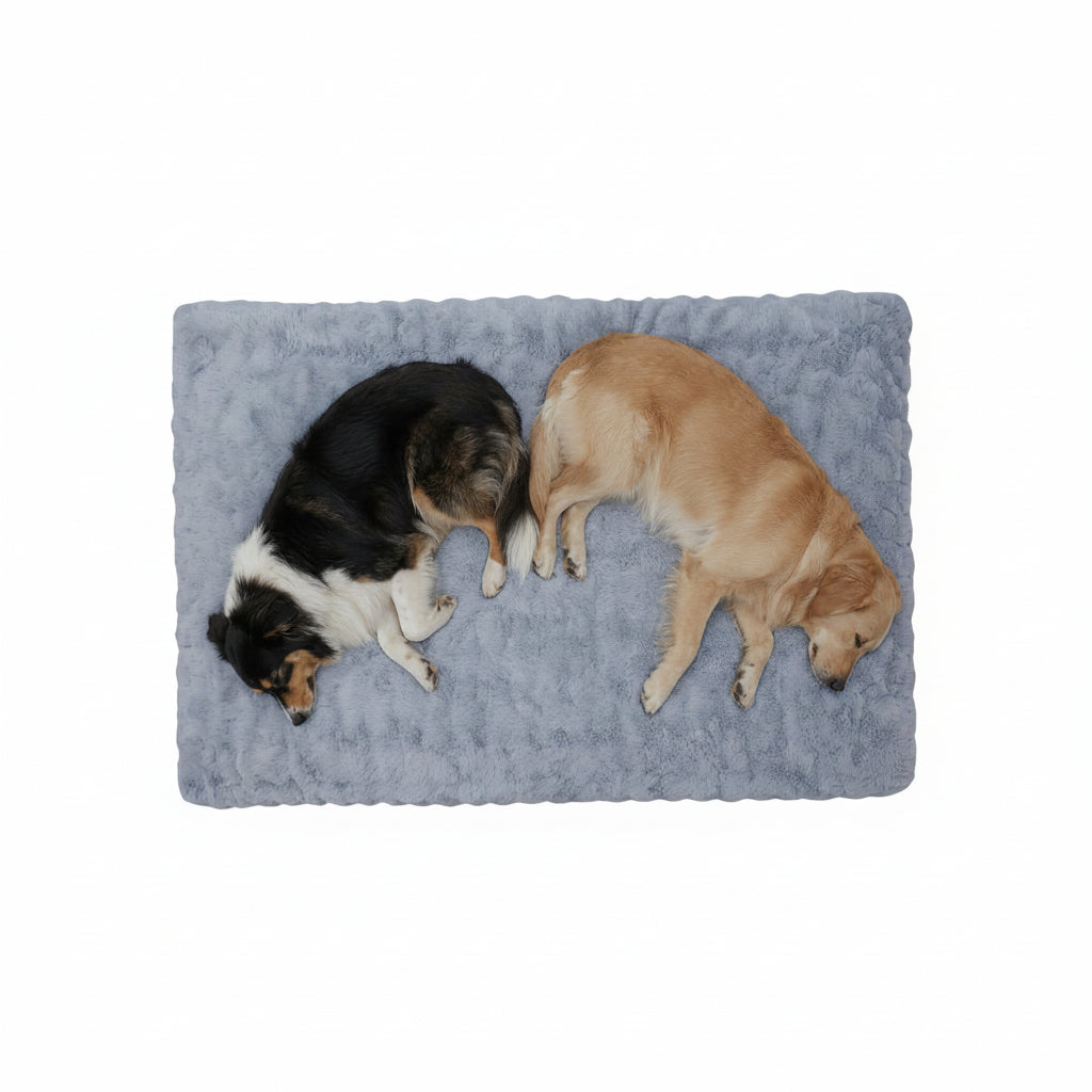 Waffled-Slab Cushion Orthopedic Dog Bed Mat