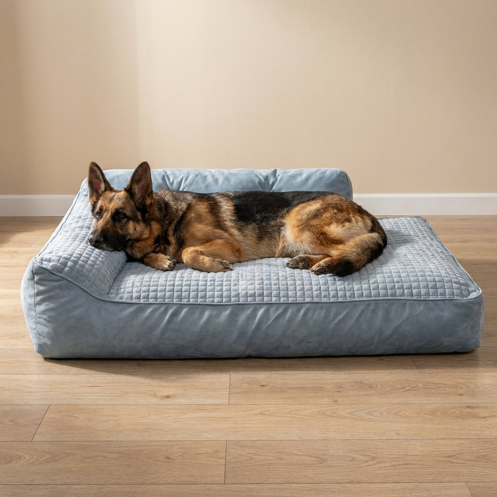 Corner Bolster Orthopedic Dog Bed Mat