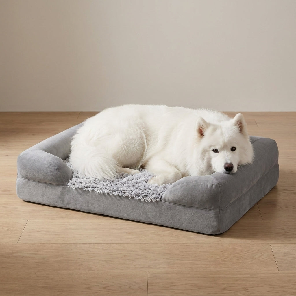 Plush Rectangle Orthopedic Dog Bed